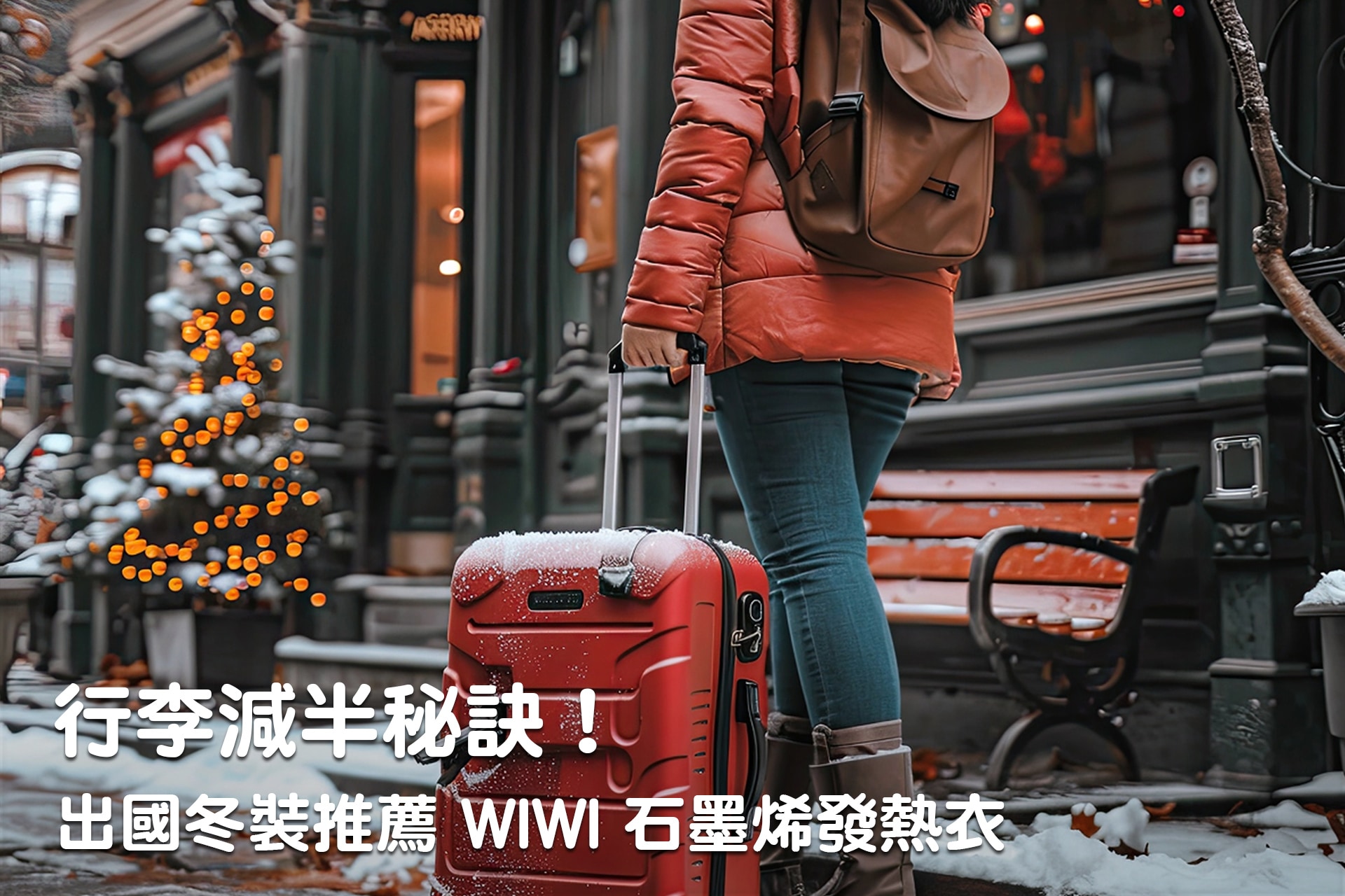 行李減半秘訣！出國冬裝推薦 WIWI 石墨烯發熱衣