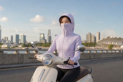 機車通勤族必備：告別悶熱黏膩，UPF50+防曬涼感外套，夏日通勤新選擇