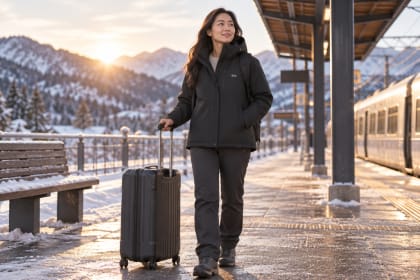 清晨通勤到山城旅行：石墨烯極暖衝鋒衣3.0保暖穿搭
