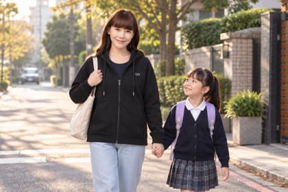 清晨送孩子上學不慌張：蜂巢刷毛外套陪你暖心出門