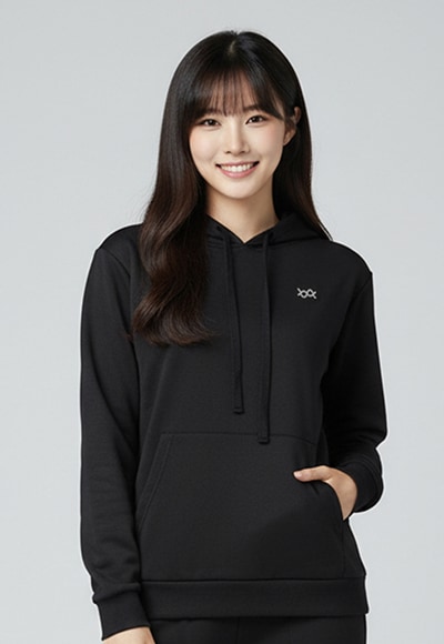 墨金極燃暖絨連帽輕旅衣