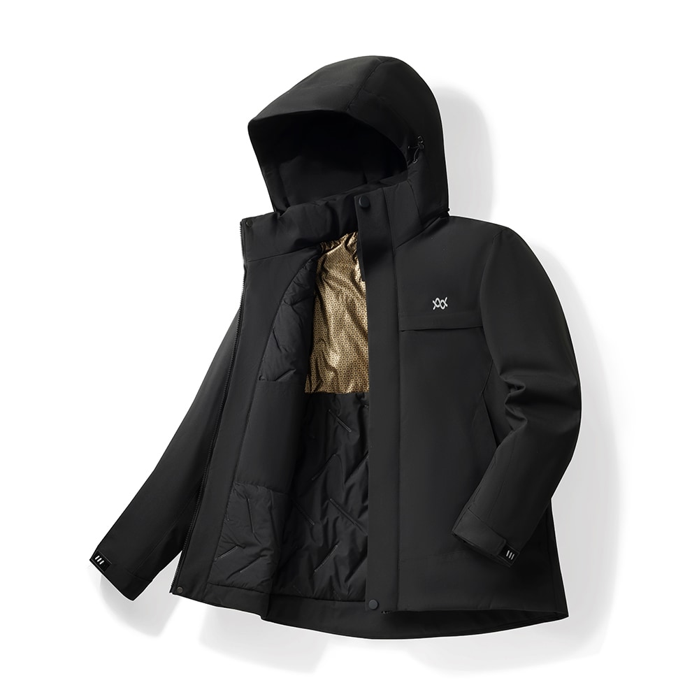 石墨烯極暖衝鋒衣3.0(頁岩黑 中性M-5XL)