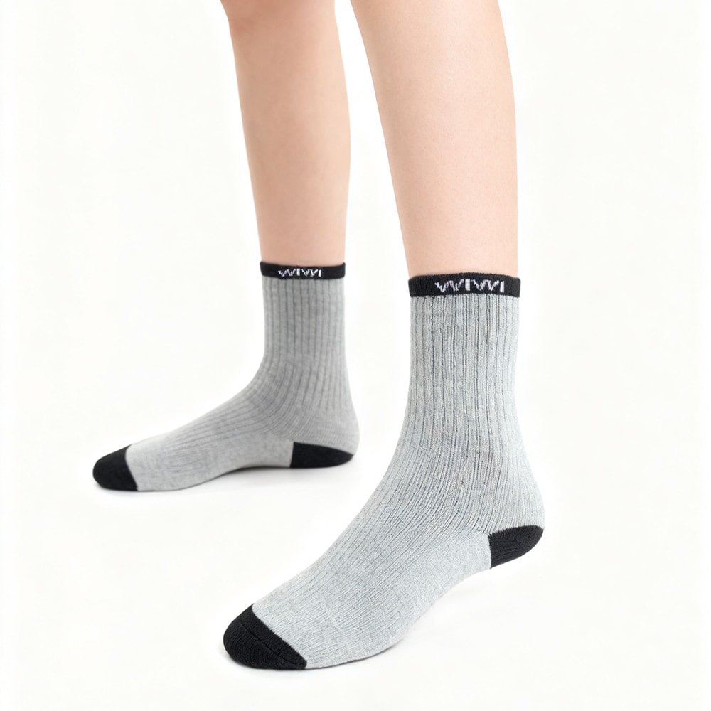 輕旅極暖羊毛襪(霧銀灰 中性F)
