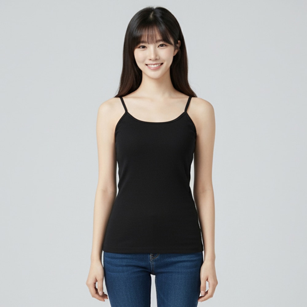 第5代溫灸刷毛發熱細肩帶BRAT(經典黑 女S-2XL)