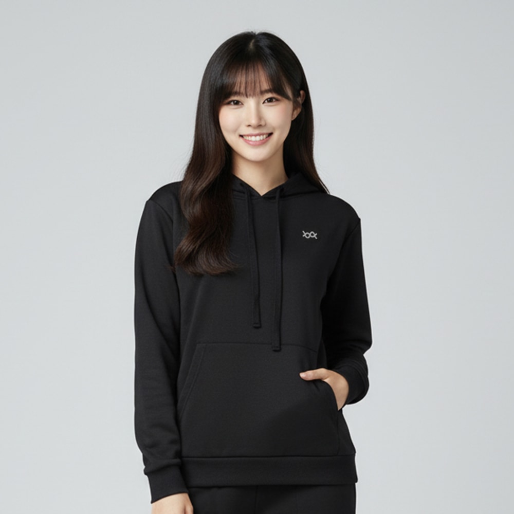 墨金極燃暖絨連帽輕旅衣(經典黑 中性S-3XL)