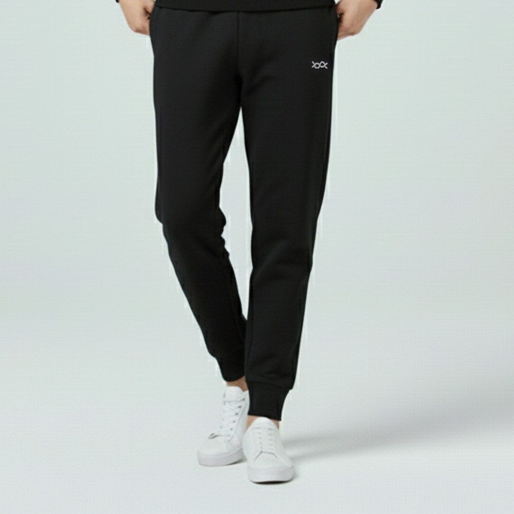 墨金極燃暖絨輕旅褲(經典黑 中性S-3XL)