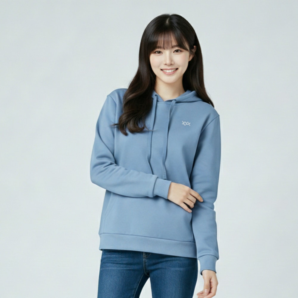 墨金極燃暖絨連帽輕旅衣(冰川藍 中性S-3XL)