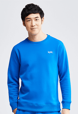 MIT極暖蜂巢刷毛上衣(琉璃藍 男M-XXL)