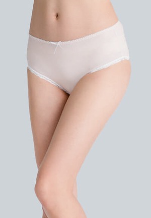 漾彩遠紅外線抑菌經典中腰內褲(粉嫩膚 女M-2XL)