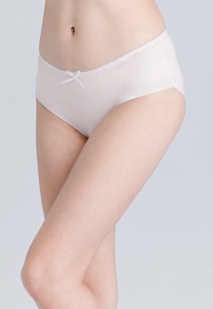 漾彩遠紅外線抑菌無痕中腰內褲(粉嫩膚 女M-2XL)