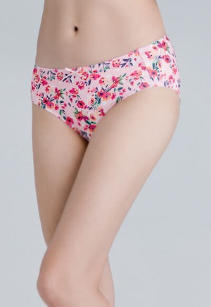 雛菊遠紅外線抑菌基本中腰內褲(戀愛粉 女M-2XL)