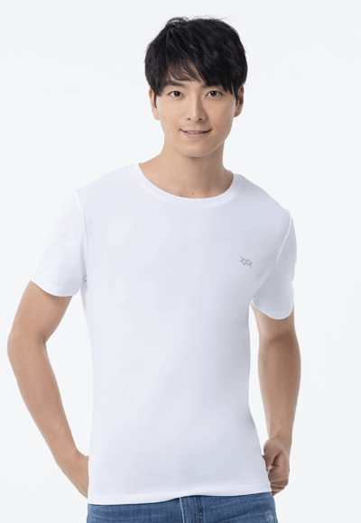素面防曬排汗涼感衣(純淨白 男M-3XL)