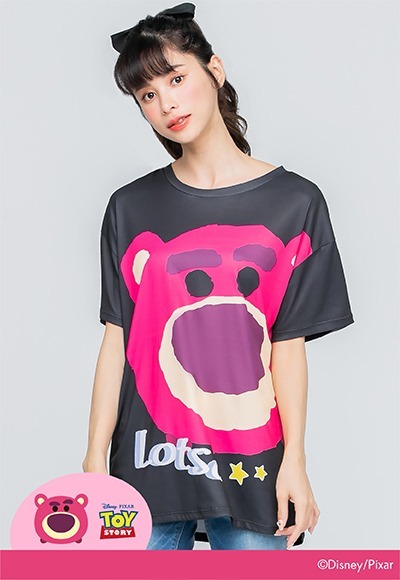 熊抱哥Tsum Tsum防曬排汗寬版涼感衣(經典黑 女S-2XL) 熊抱哥Tsum Tsum防曬排汗寬版涼感衣(經典黑 女S-2XL)