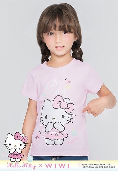 羞澀Hello Kitty防曬排汗涼感衣(戀愛粉 童100-150) 羞澀Hello Kitty防曬排汗涼感衣(戀愛粉 童100-150)
