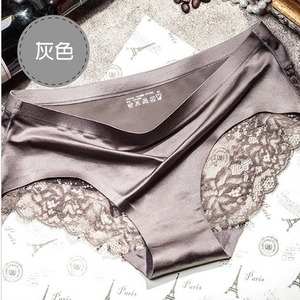 緞面絲質性感內褲(質感灰 女L)