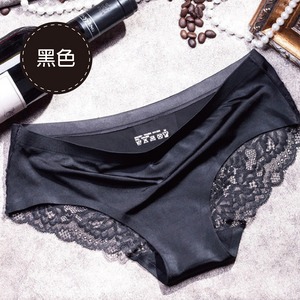 緞面絲質性感內褲(黑色 女M-L)