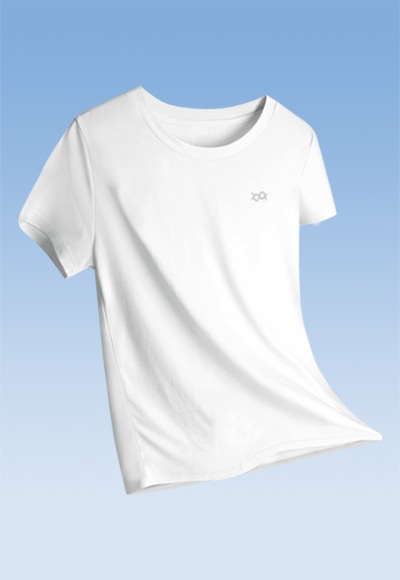 透氣舒棉冰霸T(純淨白 男女共版M-5XL)