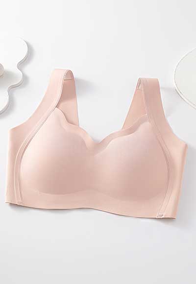 舒柔美胸無鋼圈寬肩內衣(蜜桃膚 女M-2XL) 舒柔美胸無鋼圈寬肩內衣(蜜桃膚 女M-2XL)