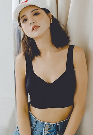舒活提托美胸無痕內衣(經典黑 女M-2XL)