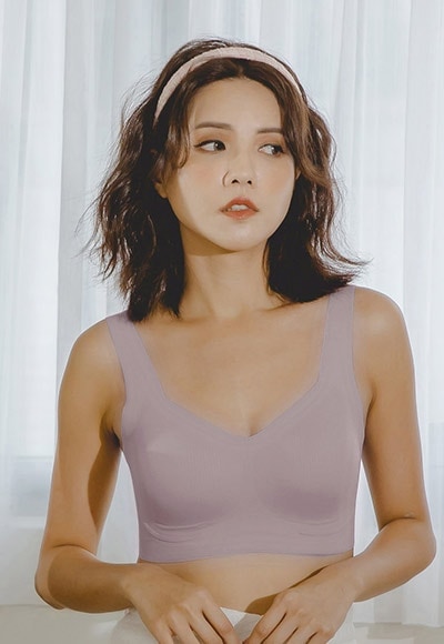舒活提托美胸無痕內衣(浪漫紫 女M-2XL)