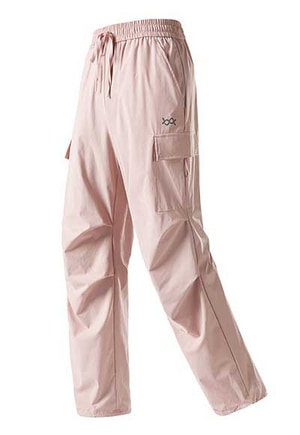 UPF50+防潑水冰霸輕旅褲(櫻花粉 男女共版S-3XL)