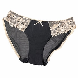 歐美風網紗內褲(黑色 女M-L)