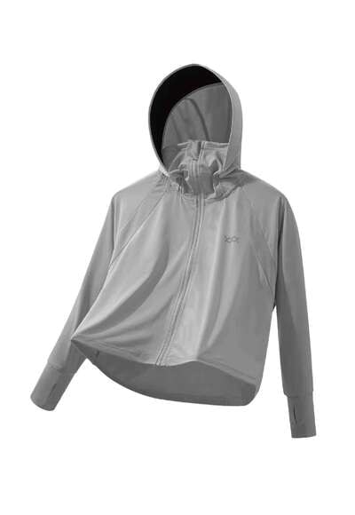 防曬涼感冰霸衣(晨霧灰 童110-140)