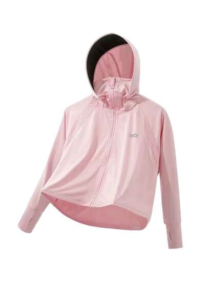 防曬涼感冰霸衣(櫻花粉 童110-140)