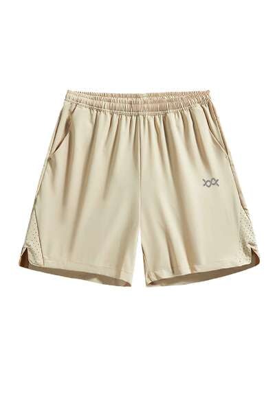  -5°C防曬涼感冰霸短褲(焦糖棕 男女共版 (M-2XL)