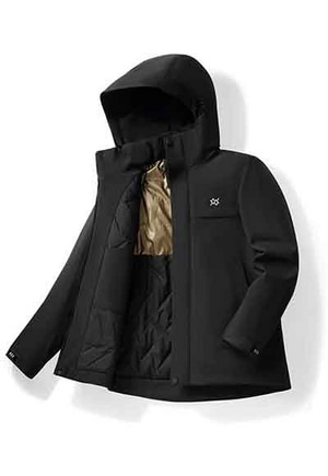 石墨烯極暖衝鋒衣3.0(頁岩黑 中性M-5XL)