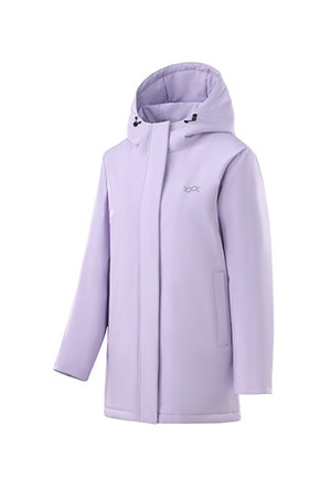 石墨烯極暖長版衝鋒衣3.0(晨曦紫 中性M-3XL)