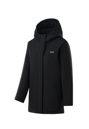 石墨烯極暖長版衝鋒衣3.0(頁岩黑 中性M-3XL)