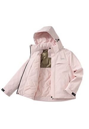 石墨烯極暖衝鋒衣3.0(童-極光粉130-150)