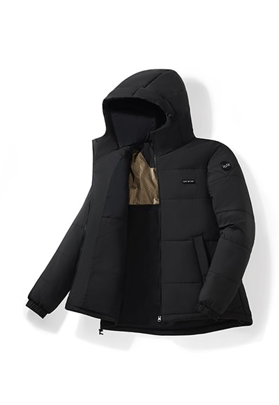 熱導石墨烯連帽羽絲絨衣