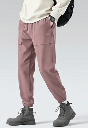 搖粒絨極暖衝鋒褲(晨櫻粉 中性M-5XL)