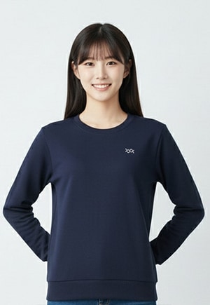 墨金極燃暖絨圓領輕旅衣(湛海藍 中性S-3XL)