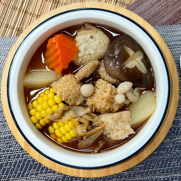 (素)麻油猴頭百菇湯-600 (素)麻油猴頭百菇湯-600