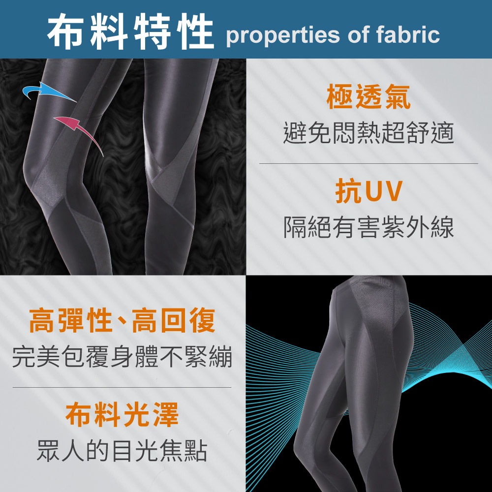 透氣機能布 抗UV 高彈性 布料光澤感