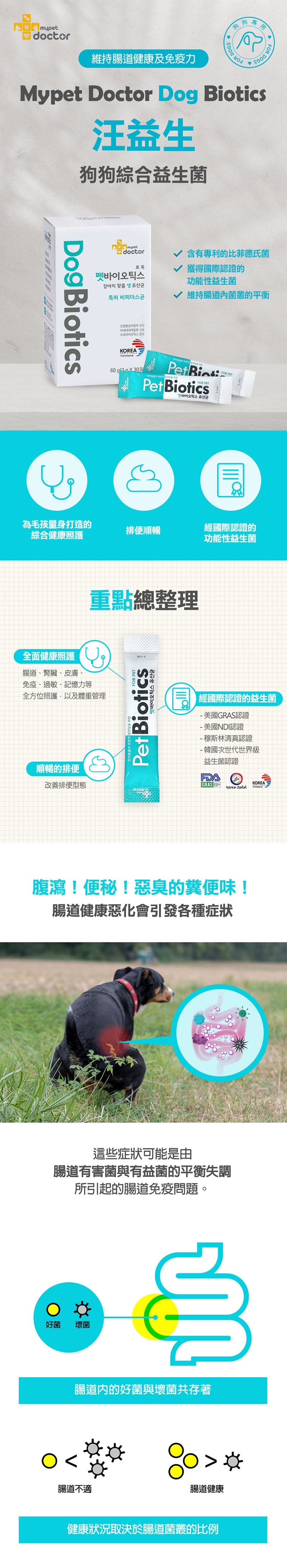 Dog Biotics 汪益生 狗狗綜合益生菌 (1) Dog Biotics 汪益生 狗狗綜合益生菌 (1)
