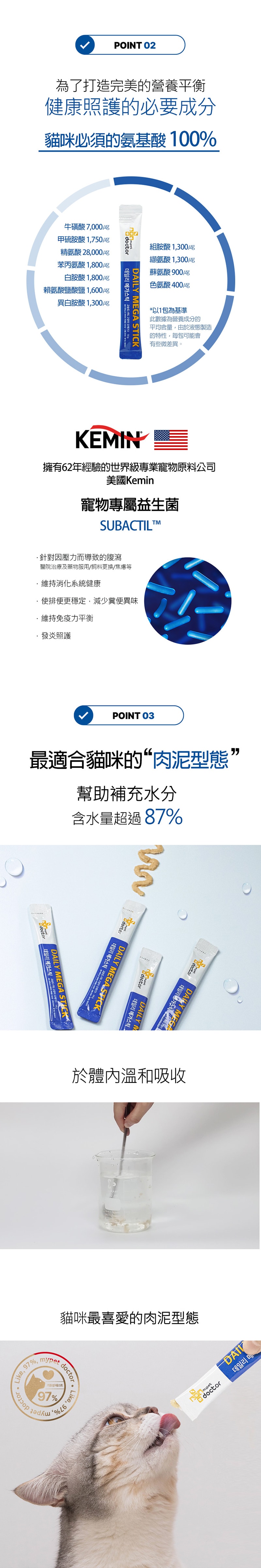 Daily Mega Stick 貓咪營養肉泥 (4) Daily Mega Stick 貓咪營養肉泥 (4)