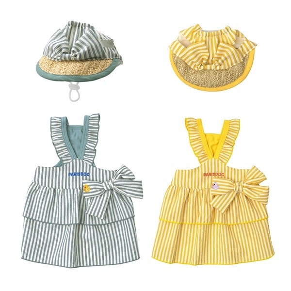7, BUTTER STRIPE FRILL DRESS SET_大廣