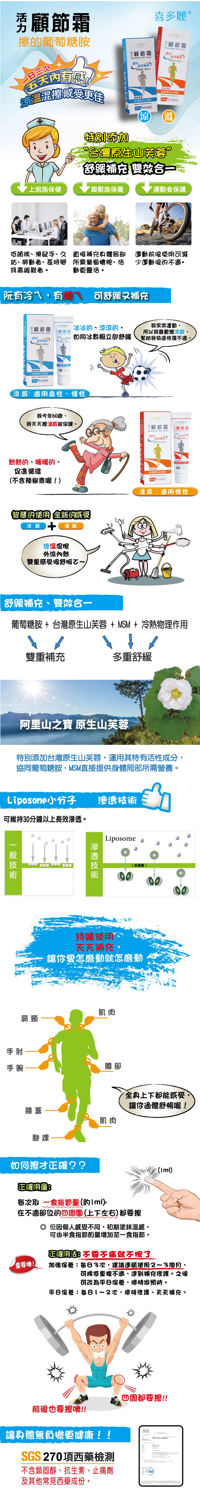 葡萄糖胺活力顧節霜