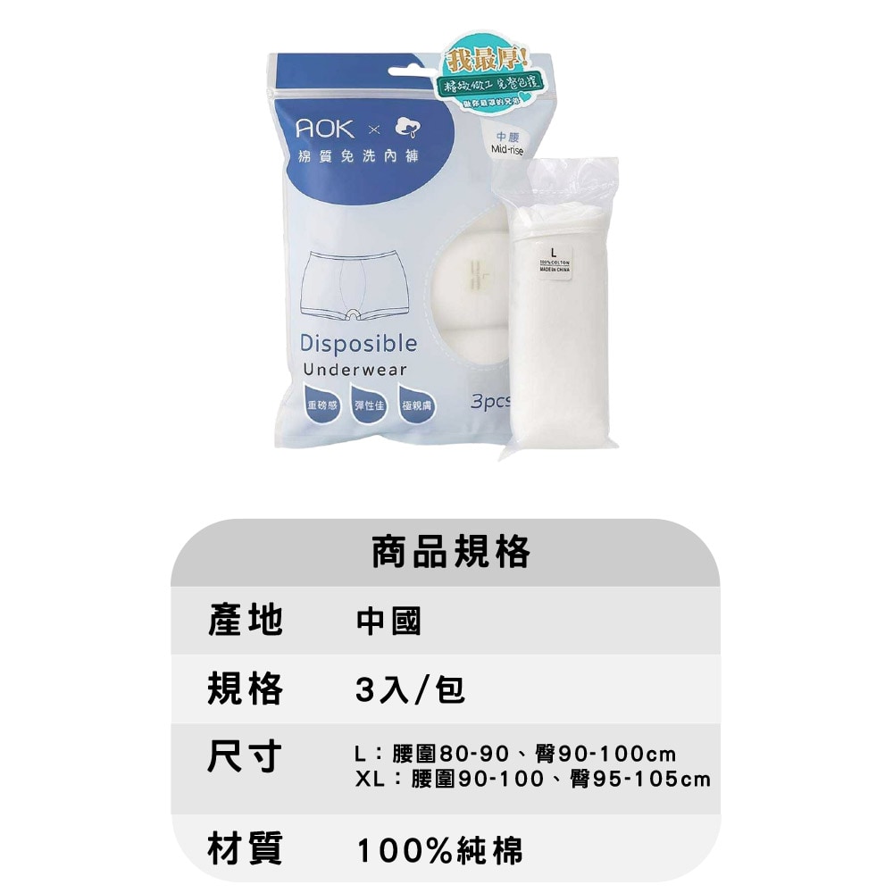 男款免洗內褲