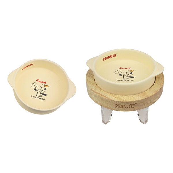 P-110.PEANUTS CHEF PET BOWL SET_廣