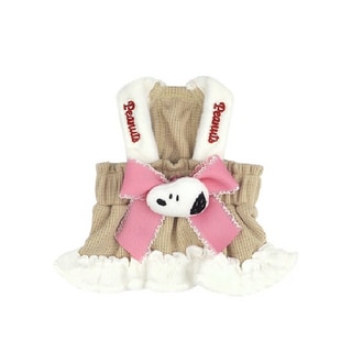 【PEANUTS】史努比復古條紋T-SHIRT (寵物服飾)第1張小圖