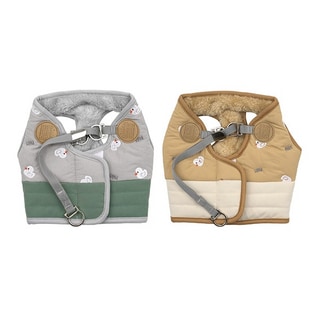 【ParisDog】鴨鴨絨毛軟墊胸背帶 (寵物胸背帶)第1張小圖