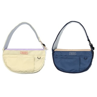 【ParisDog】半月撞色寵物斜挎包  (寵物背包 寵物外出包)第1張小圖