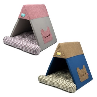 韓國【ParisDog】撞色寵物帳篷小屋第1張小圖