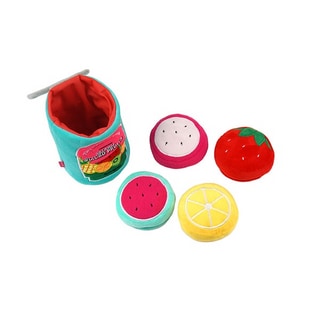【ParisDog】水果罐頭發聲嗅聞玩具組 - 顏色隨機出貨第1張小圖