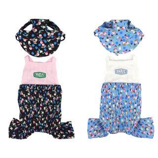 【ParisDog】碎花連身狗狗背心套裝 (寵物服飾 寵物衣服)第1張小圖